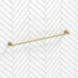 Amoza Bathroom 800mm Round Single Towel Rail Stainless Steel Variant Colour Available