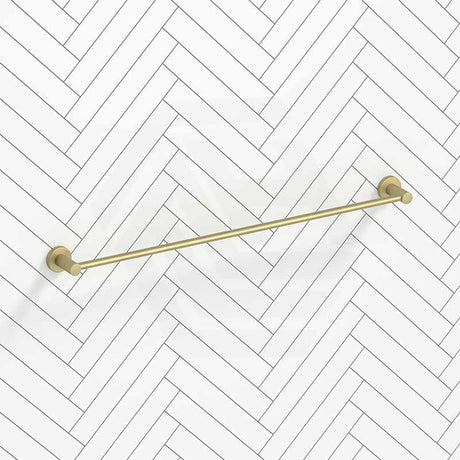 Amoza Bathroom 800mm Round Single Towel Rail Stainless Steel Variant Colour Available