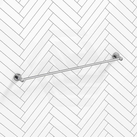 Amoza Bathroom 800mm Round Single Towel Rail Stainless Steel Variant Colour Available