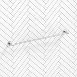 Amoza Bathroom 800mm Round Single Towel Rail Stainless Steel Variant Colour Available