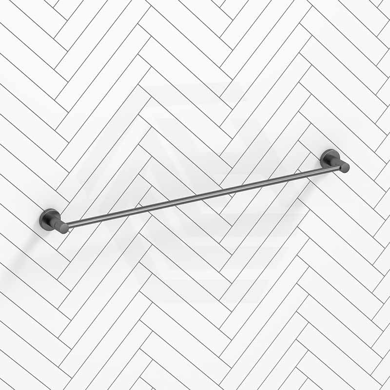 Amoza Bathroom 800mm Round Single Towel Rail Stainless Steel Variant Colour Available