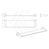 Amoza Stainless Steel Wall Mounted Shower Shelf Variant Colour Available