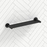 #Matt Black Amoza Stainless Steel Wall Mounted Shower Shelf