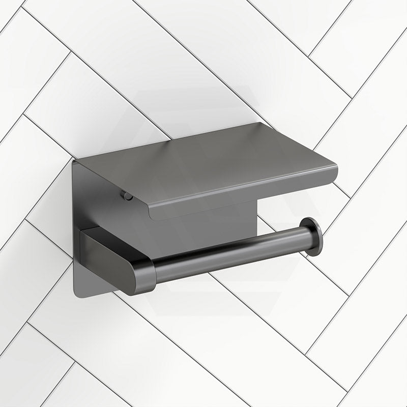 Amoza 2-in-1 Toilet Paper Roll Holder with Shelf Variant Colour Available