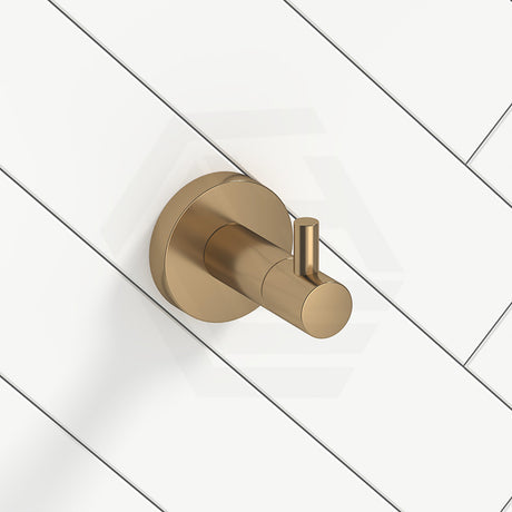#Brushed Copper Amoza Round Stainless Steel Single Robe Hook Variant Colour Available