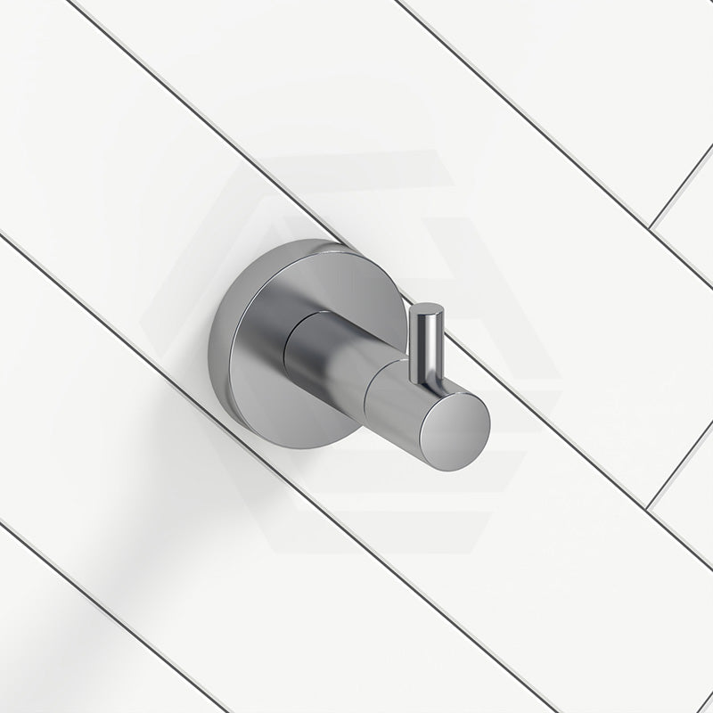 Amoza Round Stainless Steel Single Robe Hook Variant Colour Available