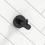 #Matt Black Amoza Round Stainless Steel Single Robe Hook Variant Colour Available