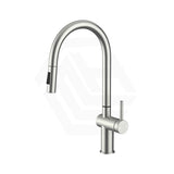 Amoza Gooseneck Swivel Pull Out Sink Mixer Modern Stainless Steel Variant Colour Available