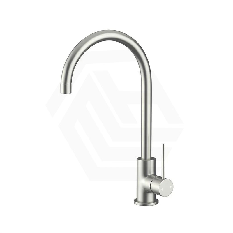 Amoza Progo Gooseneck Stainless Steel Swivel Sink Mixer In Various Colour