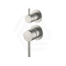 Amoza Round Stainless Steel Wall Mixer with Diverter Variant Colour Available