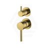 Amoza Round Stainless Steel Wall Mixer with Diverter Variant Colour Available