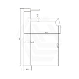 Amoza High Rise Right Angle Spout Basin Mixer In Various Colour