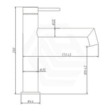 Amoza Right Angle Spout Short Basin Mixer Variant Colour Available