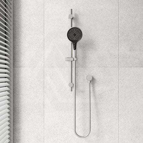 Amoza Round 5 Functions Hand Shower on Rail Stainless Steel Variant Colour Available