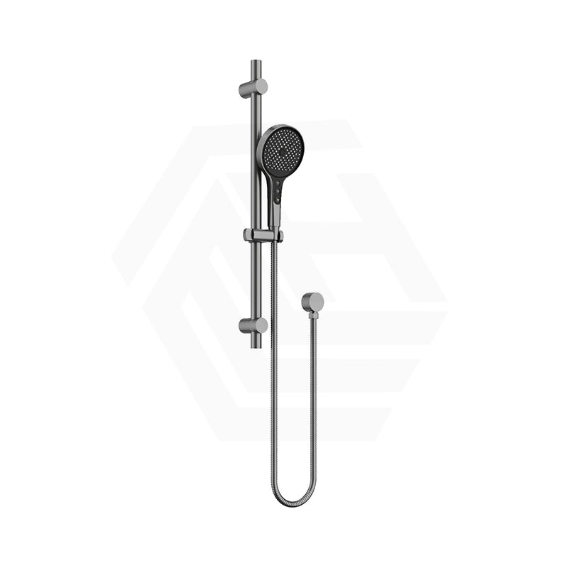 Amoza Round 5 Functions Hand Shower on Rail Stainless Steel Variant Colour Available