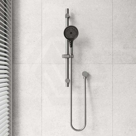 Amoza Round 5 Functions Hand Shower on Rail Stainless Steel Variant Colour Available