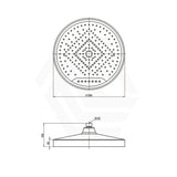 Amoza 300mm Swivel Round Spray and Waterfall Shower Head Variant Colour Available