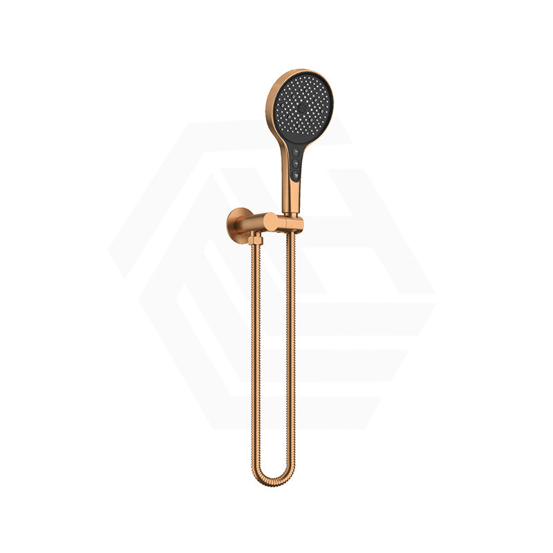 Amoza Round 5 Functions Handheld Shower with Wall Bracket Set Variant Colour Available