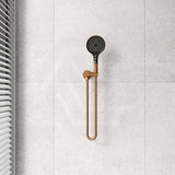 Amoza Round 5 Functions Handheld Shower with Wall Bracket Set Variant Colour Available
