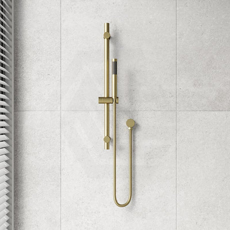 Amoza Shower Rail with Single Function Pencil Handheld Shower Set Variant Colors Available