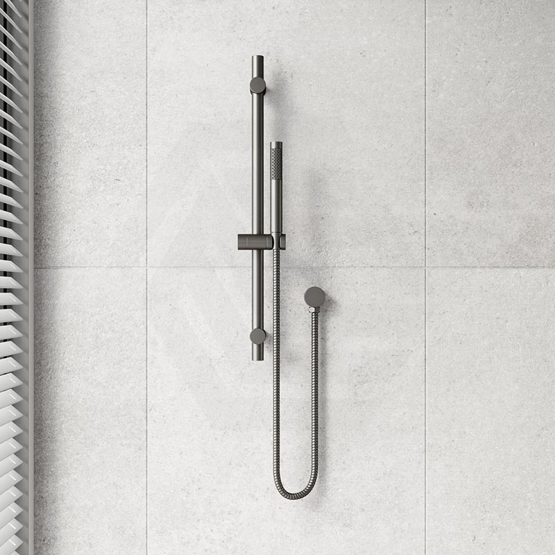 Amoza Shower Rail with Single Function Pencil Handheld Shower Set Variant Colors Available