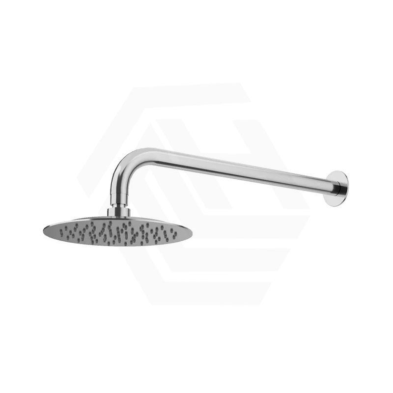 Amoza Round Shower Head with Curved Shower Arm Set Variant Colors Available