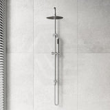 Amoza Round Twin Rail Shower Set 304 Stainless Steel Variant Colors Available