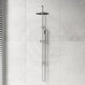 Amoza Round Twin Rail Shower Set 304 Stainless Steel Variant Colors Available