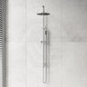Amoza Round Twin Rail Shower Set 304 Stainless Steel Variant Colors Available