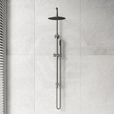 Amoza Round Twin Rail Shower Set 304 Stainless Steel Variant Colors Available