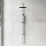 Amoza Round Twin Rail Shower Set 304 Stainless Steel Variant Colors Available