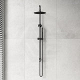Amoza Round Twin Rail Shower Set 304 Stainless Steel Variant Colors Available