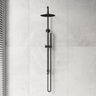 Amoza Round Twin Rail Shower Set 304 Stainless Steel Variant Colors Available