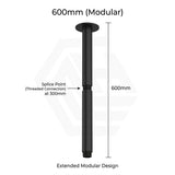 Amoza Customizable Round Ceiling Shower Arm 304 Stainless Steel 150mm/300mm/450mm/600mm - Variant Colours