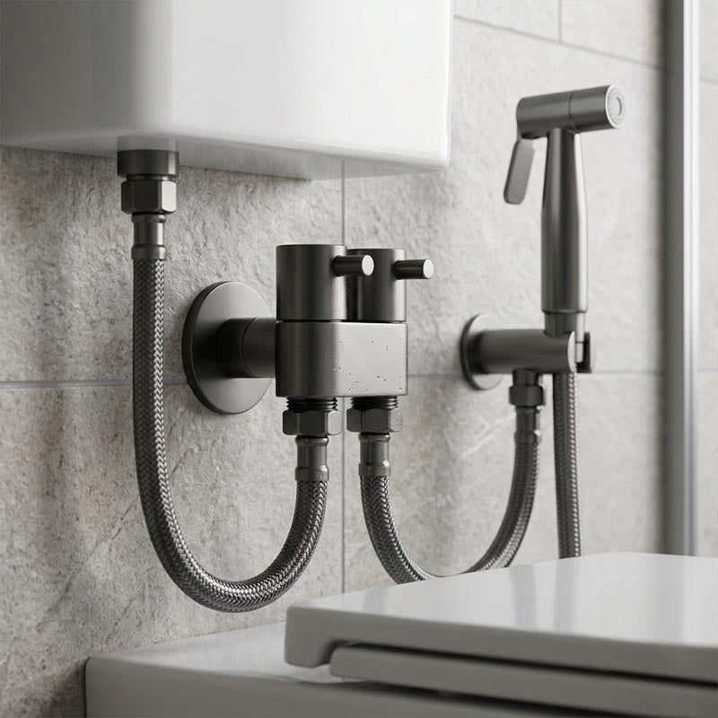 Amoza DN15 Dual Cistern Tap - Variant Colour Available
