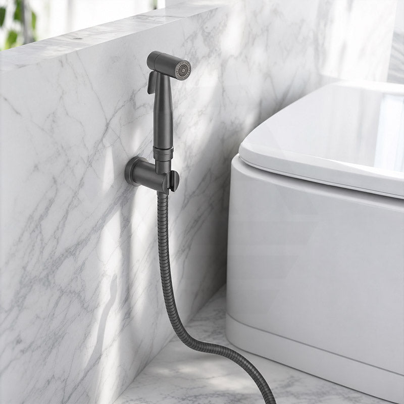 Amoza Hand Spray Set 304 Stainless Steel With Holder & Water Hose - Variant Colour