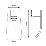 Aquaperla Solid Brass Waterfall Wall Spout for Bathtub/Basin Variant Colour Available