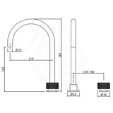 Aquaperla MOON Brass Hob Mounted Swivel Basin Mixer Tap Set Variant Colour Available