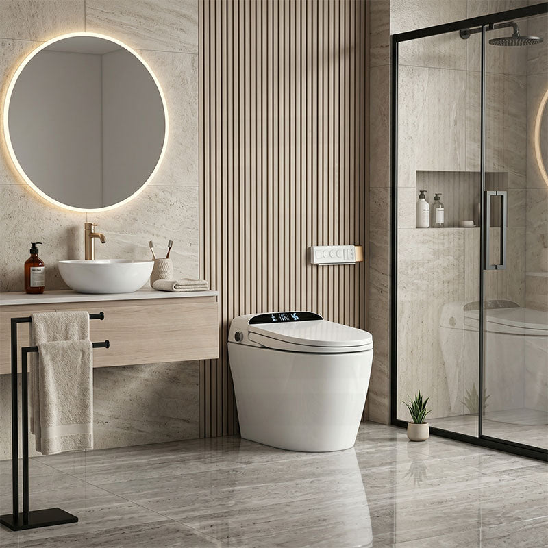 Aquaperla Free Arrangement Smart Toilet with Hands-Free Operation 675x395x535mm