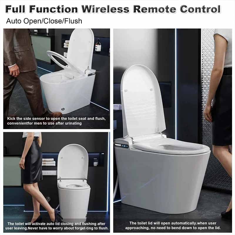 Aquaperla Smart Toilet with Aroma Diffusion and Instant Heating 680x395x470mm - Various Colours