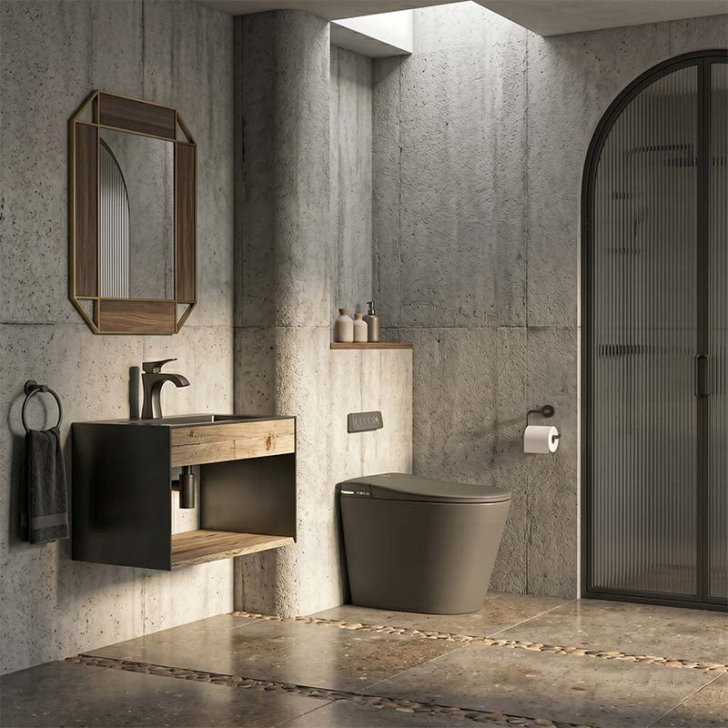 Aquaperla Smart Toilet with Aroma Diffusion and Instant Heating 680x395x470mm - Various Colours