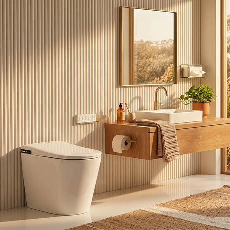 Aquaperla Smart Toilet with Aroma Diffusion and Instant Heating 680x395x470mm - Various Colours