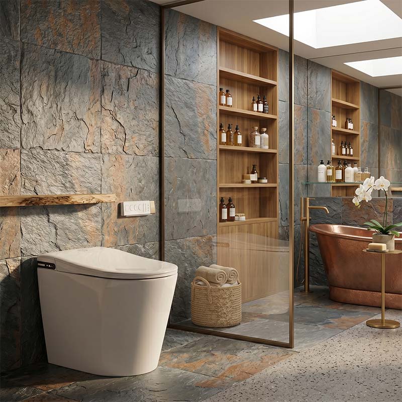Aquaperla Smart Toilet with Aroma Diffusion and Instant Heating 680x395x470mm - Various Colours
