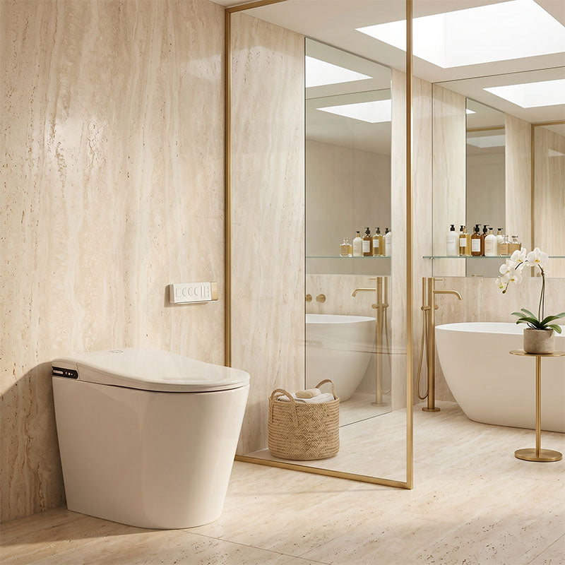 Aquaperla Smart Toilet with Aroma Diffusion and Instant Heating 680x395x470mm - Various Colours