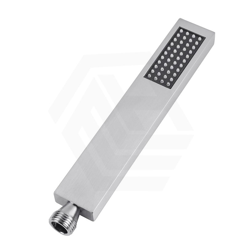 Aquaperla Square Brass Handheld Shower Spray Head Single Function Variant Colour Available