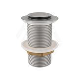 N#1(Nickel) Aquaperla 32/40mm Brushed Nickel Brass Basin Pop Up Waste NO Overflow