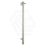 Aquaperla 950mm Round Vertical Electric Heated Towel Rack Stainless Steel Variant Colour Available (with Timer)