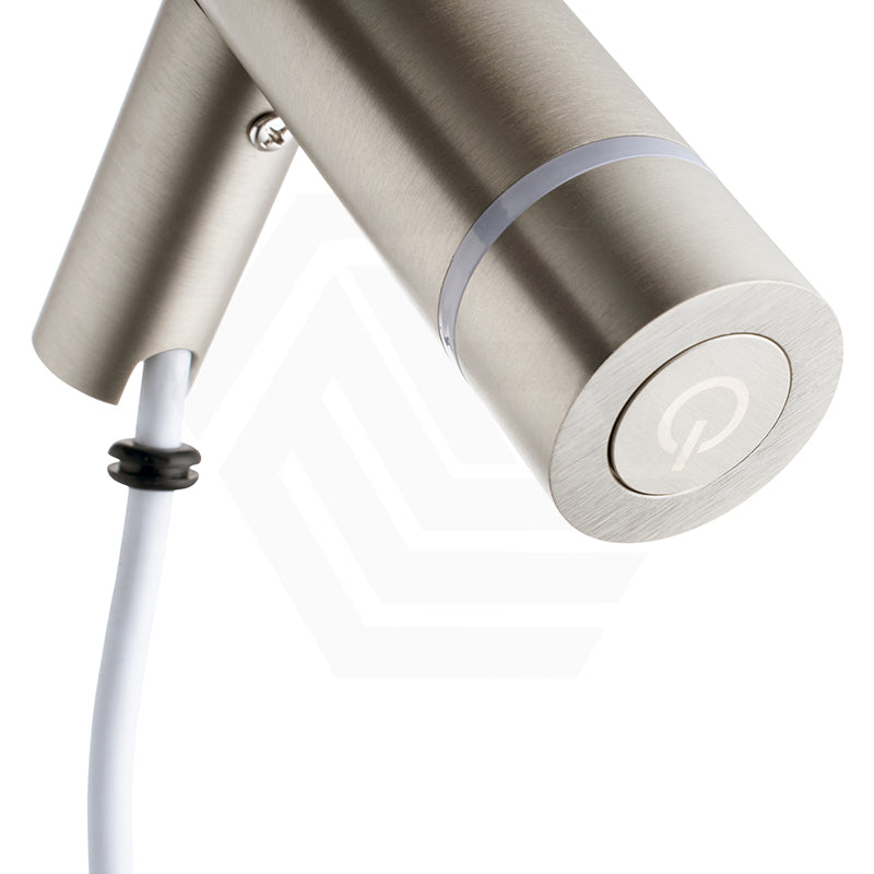 Aquaperla 950mm Round Vertical Electric Heated Towel Rack Stainless Steel Variant Colour Available (with Timer)