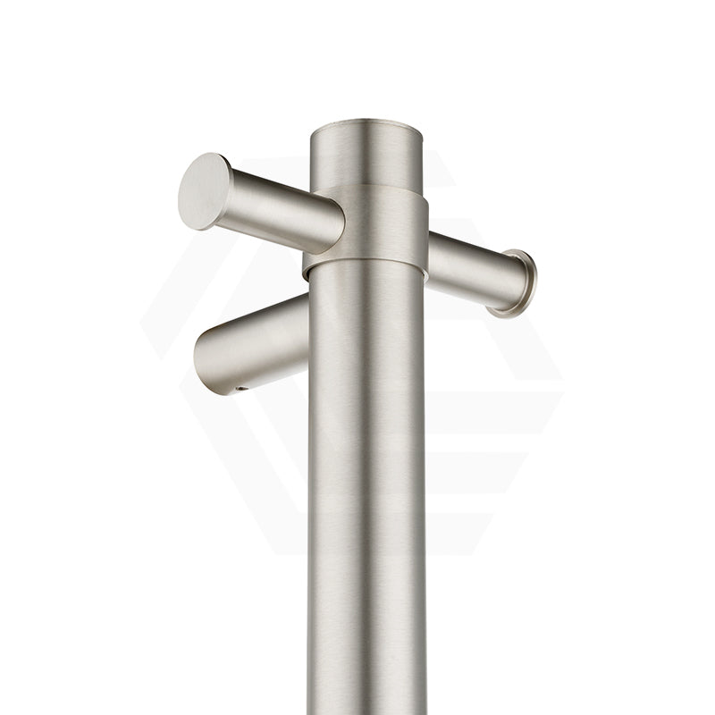 Aquaperla 950mm Round Vertical Electric Heated Towel Rack Stainless Steel Variant Colour Available (with Timer)