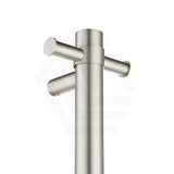 Aquaperla 950mm Round Vertical Electric Heated Towel Rack Stainless Steel Variant Colour Available (with Timer)